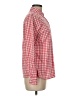 Lands' End Canvas Checkered-gingham Red Long Sleeve Button-Down Shirt Size 6 - photo 4
