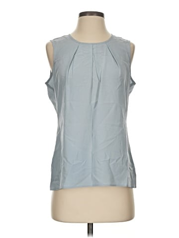 Max Studio Sleeveless Silk Top (view 1)