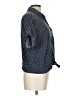Love Notes 100% Rayon Polka Dots Blue Black Short Sleeve Blouse Size L - photo 4