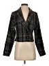 Slate & Willow 100% Polyester Tweed Black Blazer Size S - photo 1