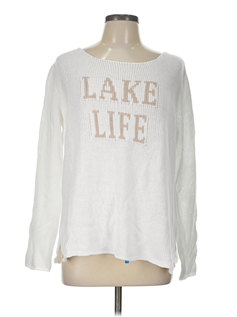 Miracle Pullover Sweater In White