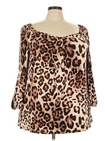 Cato 3/4 Sleeve Blouse (view 1)