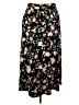 Doublju Floral Black Casual Skirt Size 2X - photo 1