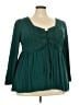 Torrid Teal 3/4 Sleeve Blouse Size 3X (3) - photo 1