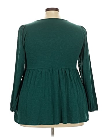 Torrid 3/4 Sleeve Blouse (view 2)