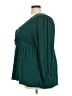 Torrid Teal 3/4 Sleeve Blouse Size 3X (3) - photo 5