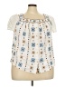 Torrid Ivory Sleeveless Blouse Size 3X Plus (3) - photo 1