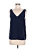 Lilly Pulitzer 100% Silk Blue Sleeveless Silk Top Size M - photo 1