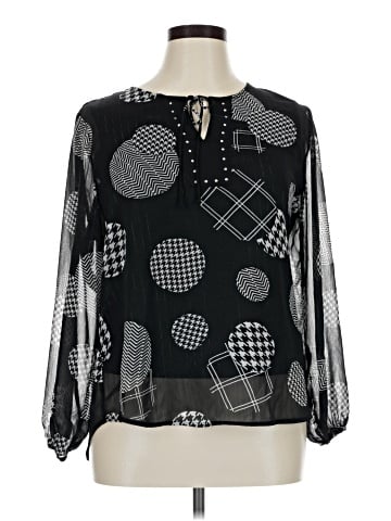 Christopher & Banks Long Sleeve Blouse (view 1)
