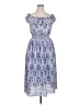 Max Studio 100% Polyester Paisley Blue Casual Dress Size XL - photo 1