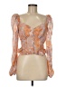 ASTR The Label 100% Polyester Orange 3/4 Sleeve Blouse Size M - photo 1
