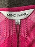 MING WANG Pink Cardigan Size XL - photo 7