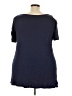 Roaman's Blue Short Sleeve Top Size 22 (1X) - photo 2