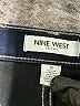Nine West Chevron-herringbone Blue Jeggings Size 8 - photo 7