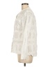 Dylan 100% Cotton Ivory Long Sleeve Blouse Size M - photo 5