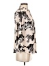 Candie's 100% Polyester Floral Ivory Long Sleeve Blouse Size S - photo 4