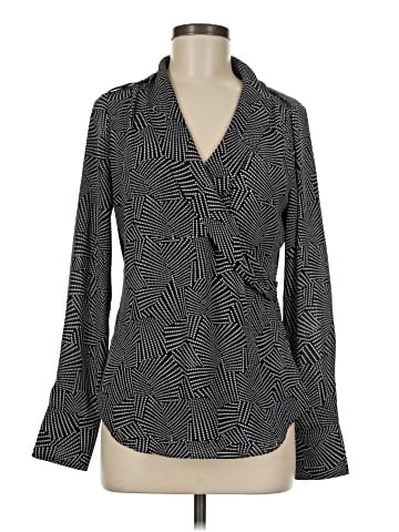 White House Black Market Long Sleeve Blouse (view 1)