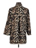 Kenneth Cole New York Animal Print Brown 3/4 Sleeve Blouse Size XXS - photo 2