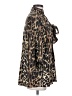 Kenneth Cole New York Animal Print Brown 3/4 Sleeve Blouse Size XXS - photo 4