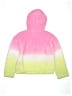 Justice 100% Polyester Pink Fleece Jacket Size M (youth) - photo 2