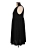 Elle Solid Black Casual Dress Size L - photo 5