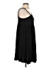 Elle Solid Black Casual Dress Size L - photo 4