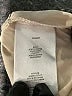 Almost Famous Metallic Silver Ivory Long Sleeve Blouse Size M - photo 5