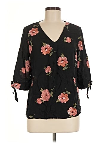 Brina & Em 3/4 Sleeve Blouse (view 1)