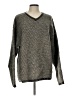 Coldwater Creek Chevron-herringbone Gray Pullover Sweater Size L - photo 1
