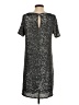 Ann Taylor Metallic Silver Cocktail Dress Size S - photo 2