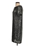 Ann Taylor Metallic Silver Cocktail Dress Size S - photo 5