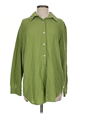 Soft Surroundings 3/4 Sleeve Button-Down Shirt (view 1)