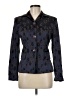 Tahari Print Blue Blazer Size 6 - photo 1