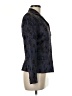 Tahari Print Blue Blazer Size 6 - photo 4