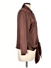 Express Brown Long Sleeve Blouse Size L - photo 4