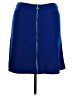 Spense Solid Blue Casual Skirt Size L - photo 1