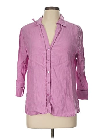 Eddie Bauer 3/4 Sleeve Button-Down Shirt (view 1)