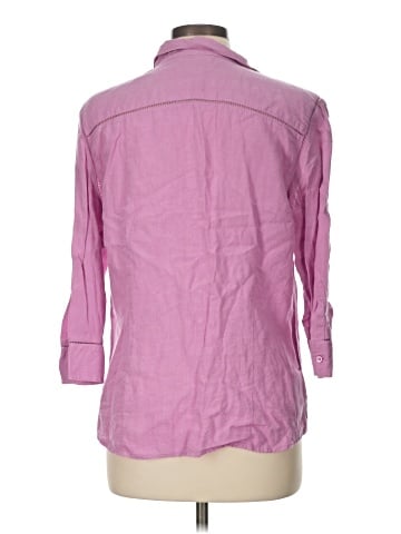 Eddie Bauer 3/4 Sleeve Button-Down Shirt (view 2)