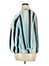 New Directions 100% Polyester Stripes Blue 3/4 Sleeve Blouse Size 2X - photo 5