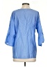 Acote Blue 3/4 Sleeve Blouse Size Lg (2) - photo 2