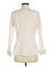 J.Jill 100% Cotton Ivory 3/4 Sleeve Button-Down Shirt Size M - photo 2