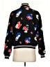 Vince Camuto 100% Polyester Floral Black Track Jacket Size S - photo 2