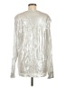 Norma Kamali Silver Long Sleeve Blouse Size M - photo 2