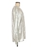Norma Kamali Silver Long Sleeve Blouse Size M - photo 4