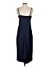 J.Crew 100% Polyester Solid Blue Casual Dress Size 4 - photo 2