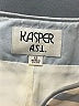 Kasper A.S.L. 100% Acetate Stripes Silver Blazer Size 12 - photo 6