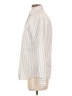 Faconnable 100% Cotton Stripes Ivory Long Sleeve Button-Down Shirt Size S - photo 5