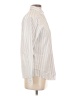 Faconnable 100% Cotton Stripes Ivory Long Sleeve Button-Down Shirt Size S - photo 4