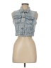 ChiQle Denim Architect 100% Cotton Blue Denim Vest Size M - photo 1