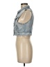 ChiQle Denim Architect 100% Cotton Blue Denim Vest Size M - photo 5
